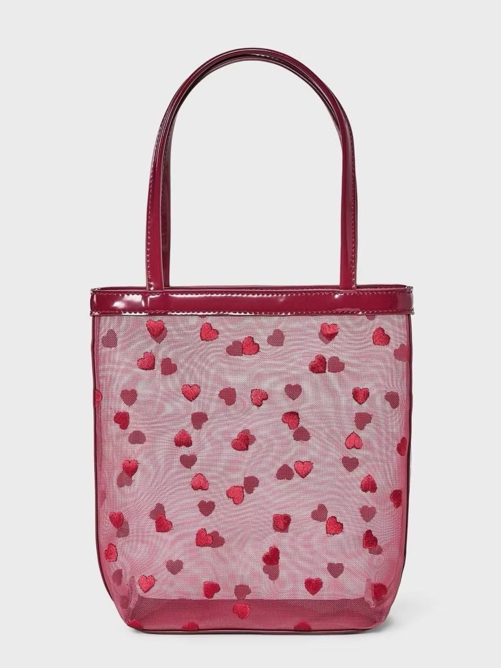 A New Day Mesh Heart Bag